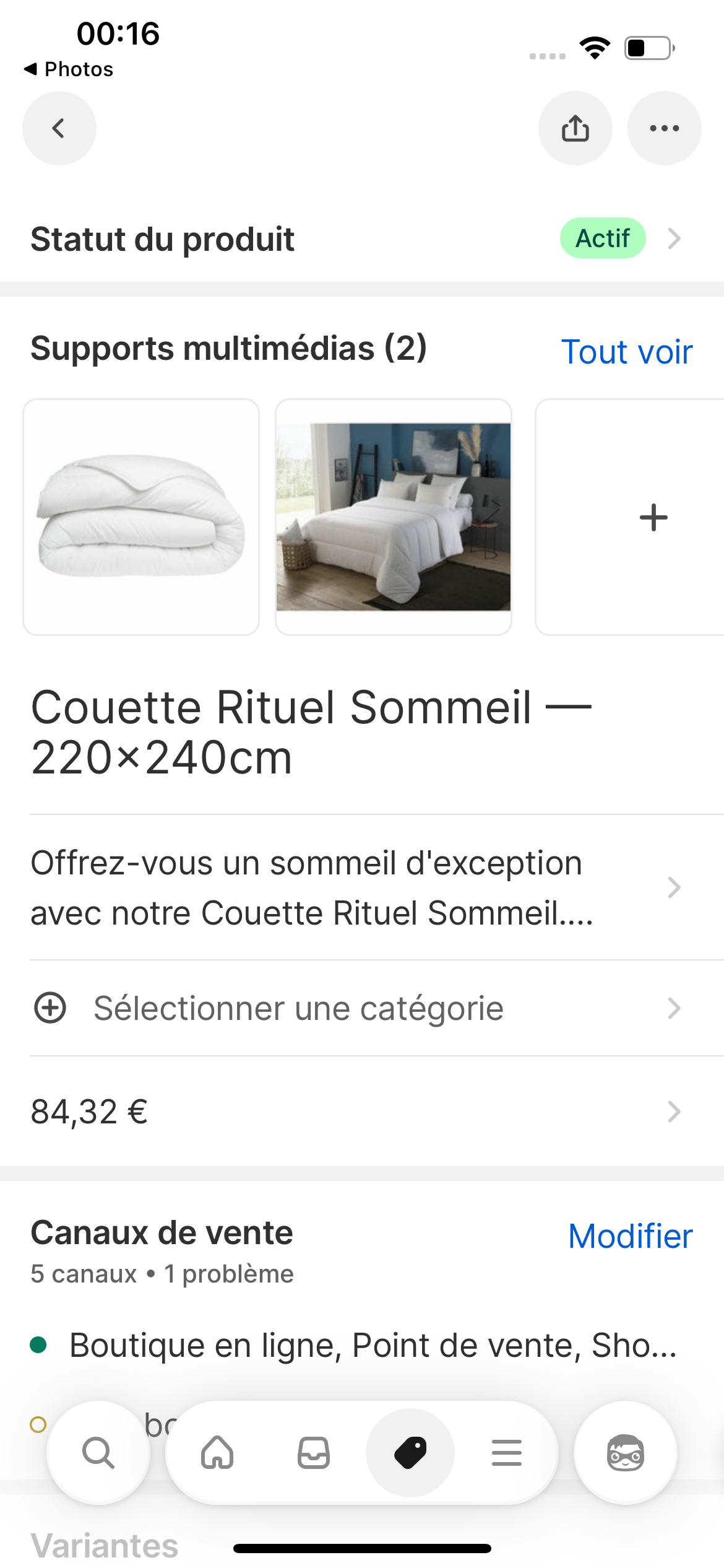 Couette Rituel Sommeil — 220x240cm