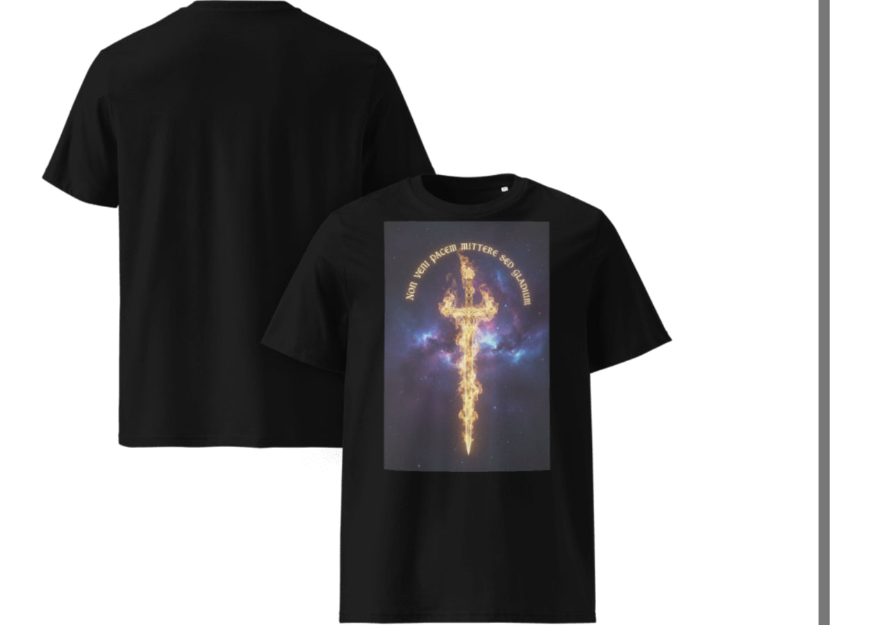 T-shirt Sacré «Gladium» Non Veni Pacem – Je Ne Suis Pas Venu Apporter La Paix | FOYER SACRÉ